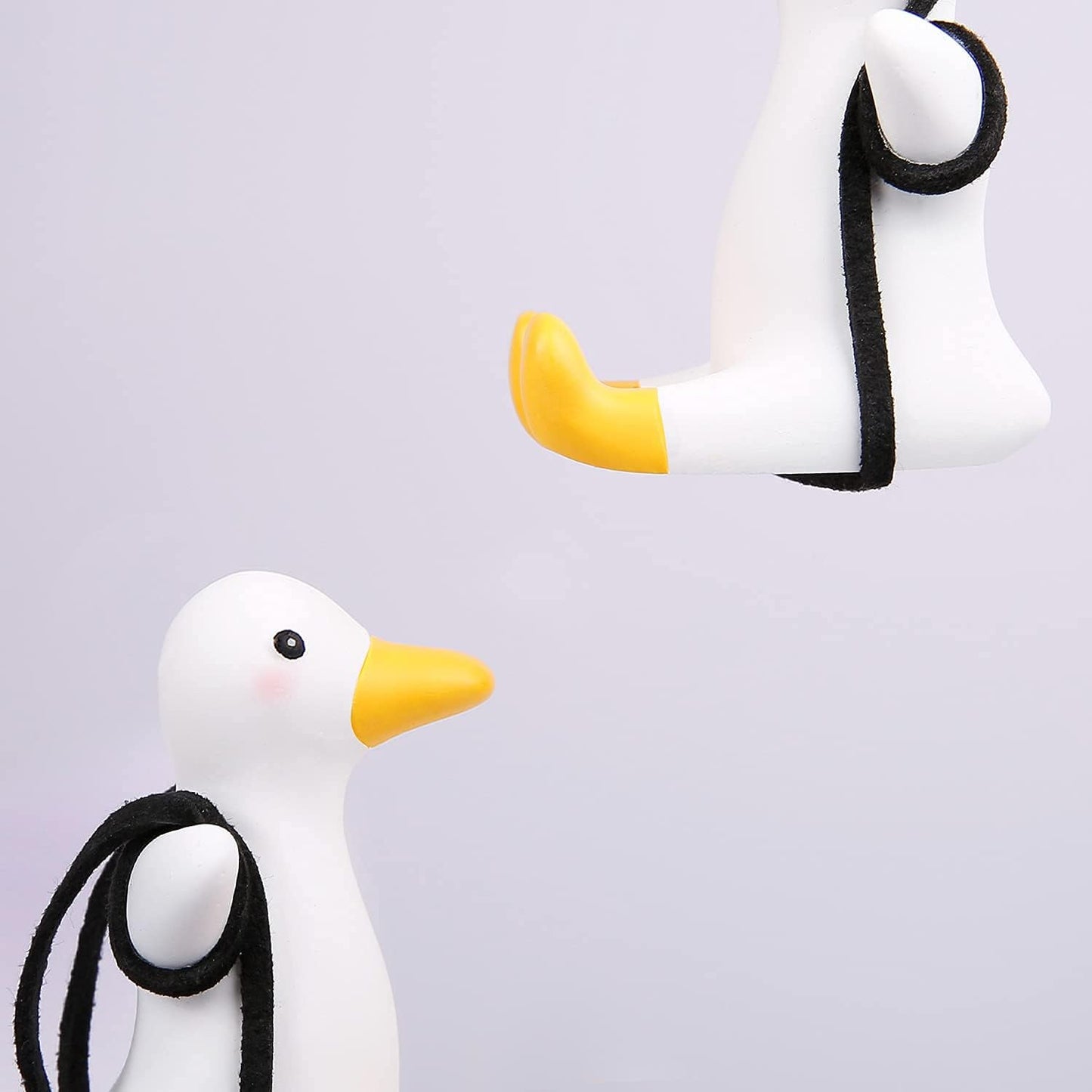Cute Penguin Car Dashboard Ornament – Creative Resin Animal Figurine, Cartoon Interior Decoration for Car, Home, and Office, Adorable Gift Idea