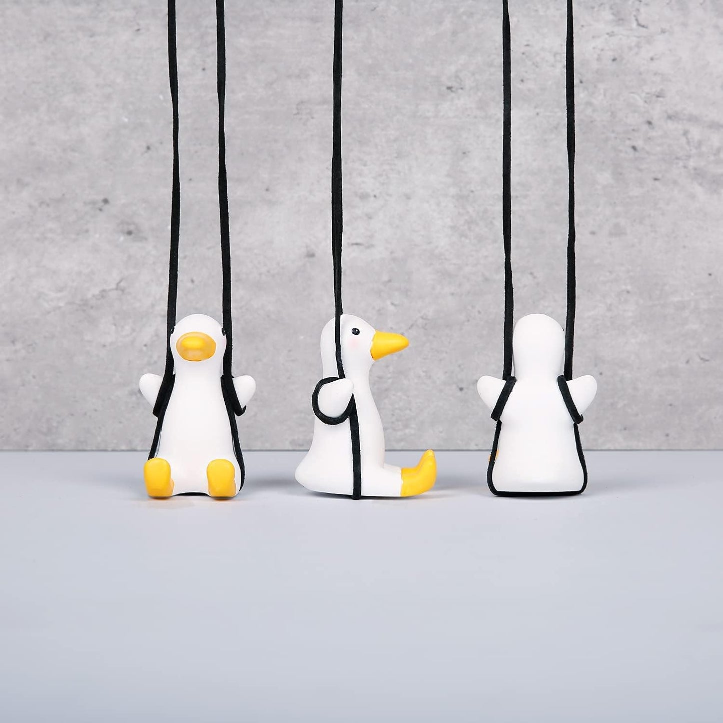 Cute Penguin Car Dashboard Ornament – Creative Resin Animal Figurine, Cartoon Interior Decoration for Car, Home, and Office, Adorable Gift Idea
